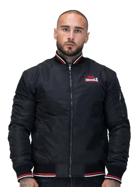 Бомбер Lonsdale черный