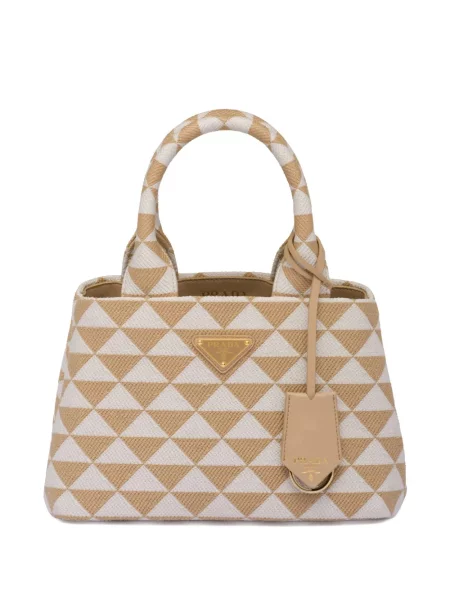 Geantă Prada cu broderie