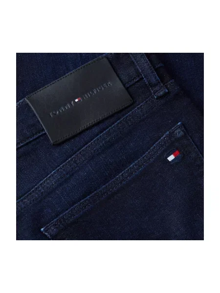 Blugi drepți Tommy Hilfiger Denton albastru
