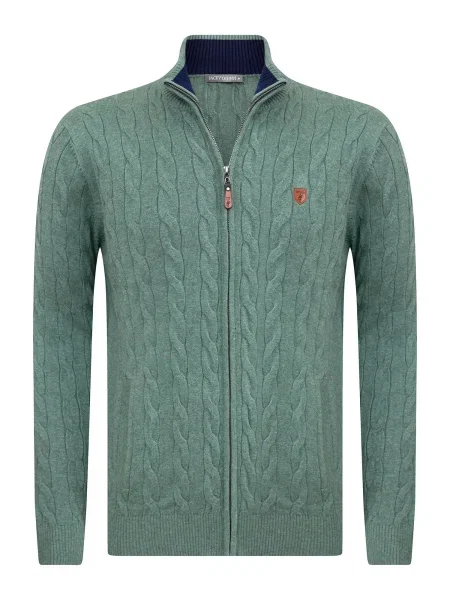 Jacey Quinn Geacă tricotată verde