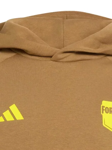Bluza z kapturem dziecięca Adidas brązowa