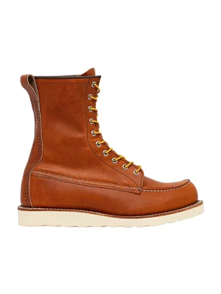 Botki Red Wing Shoes skórzane klasyczne czerwone