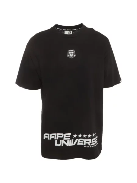 Tricou A Bathing Ape® cu imagine negru