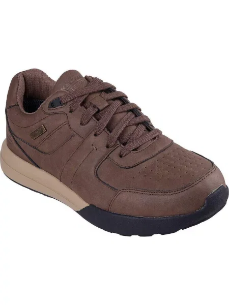 Buty sportowe Skechers Netson Gander brązowe