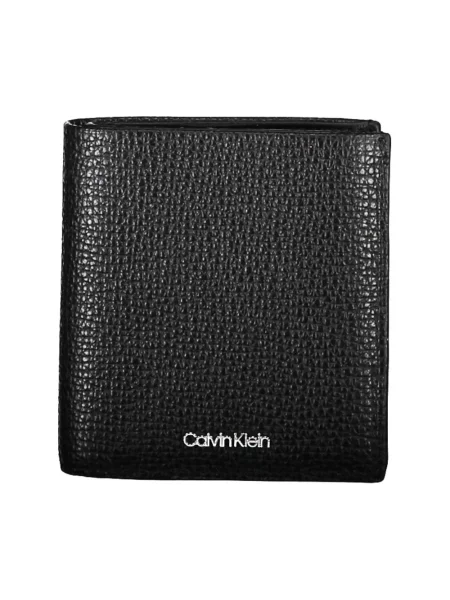 Portfel Calvin Klein skórzany czarny