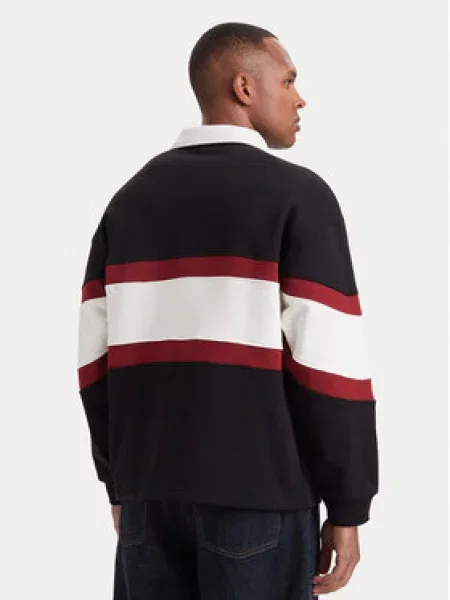 Kappa Polo marškinėliai Comfort Fit juoda