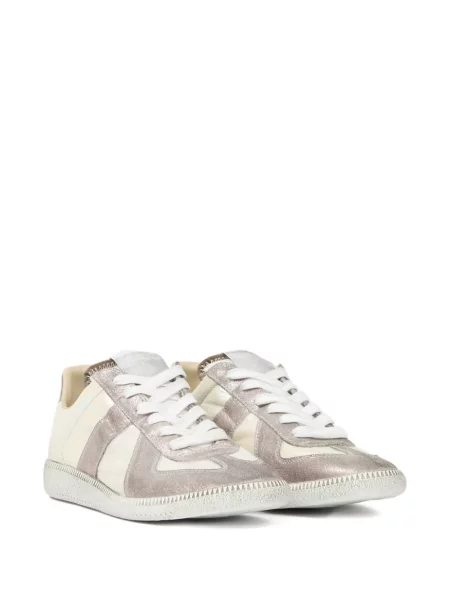 Sneakerși Maison Margiela din piele alb