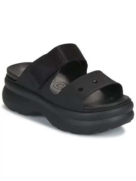 Naramnica natikači Crocs črna