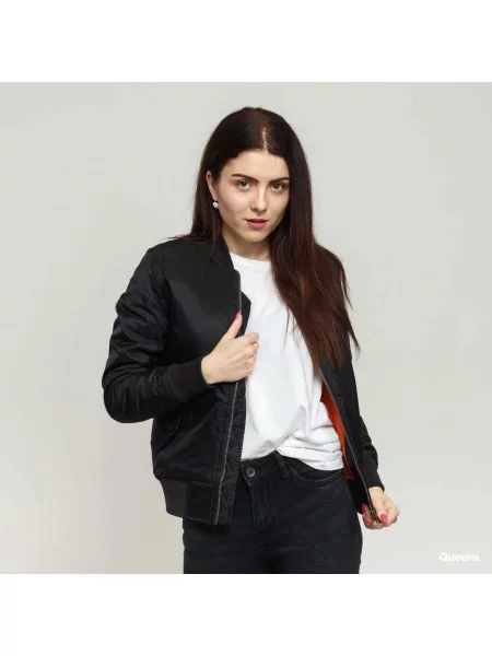 Яке Urban Classics Ladies Basic Bomber Jacket Black M черно