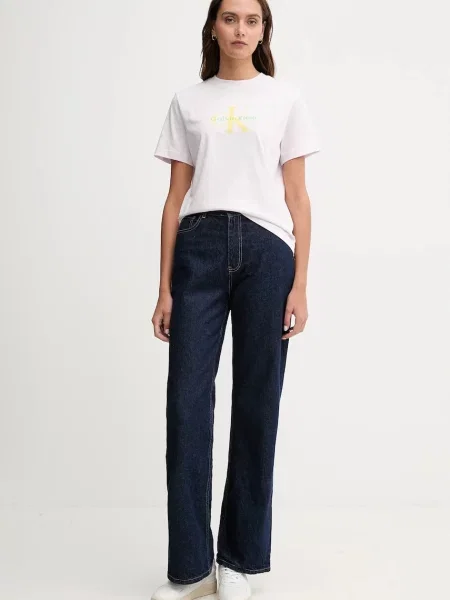 Calvin Klein Jeans kratka majica roza