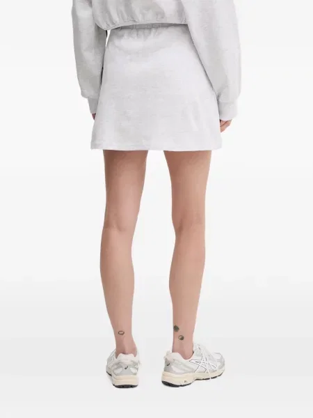 Fusta mini Guess cu autograf gri