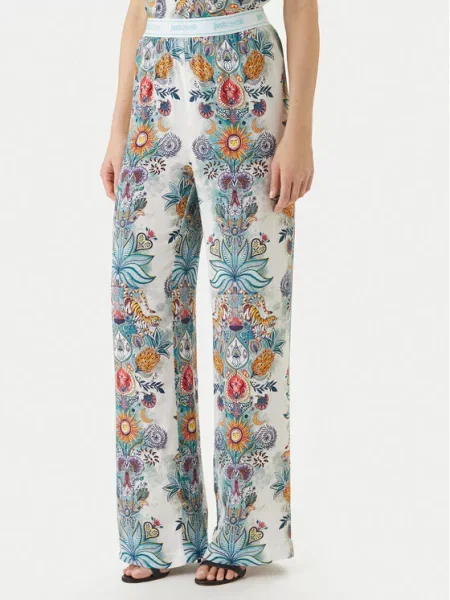 Широкие брюки Just Cavalli голубые