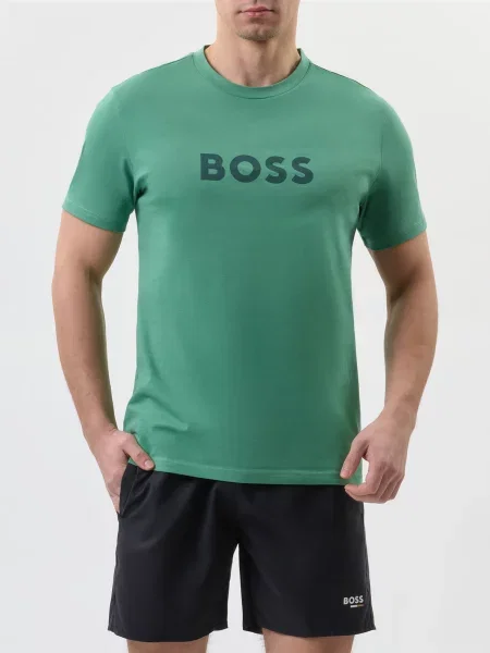 Футболка Boss зеленая