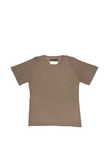 Scurt tricou Frenckenberger din cașmir maro