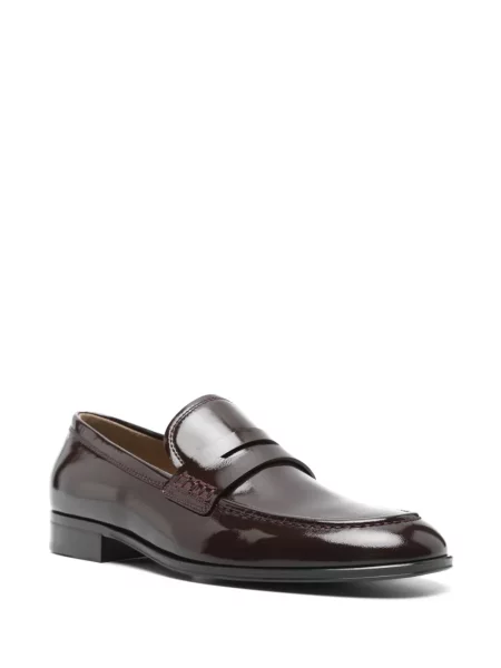 Pantofi loafer Gianvito Rossi din piele maro