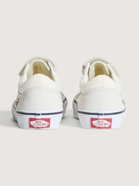 Vans Old Skool ниски кецове за деца бяло