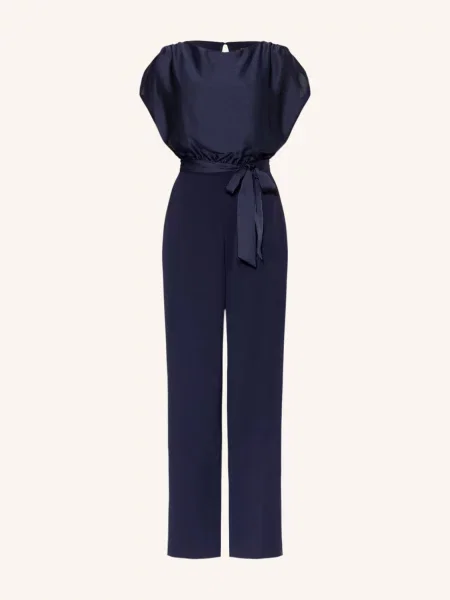 Swing Kombinezon Z Mieszanki Materiałów blau granatowy