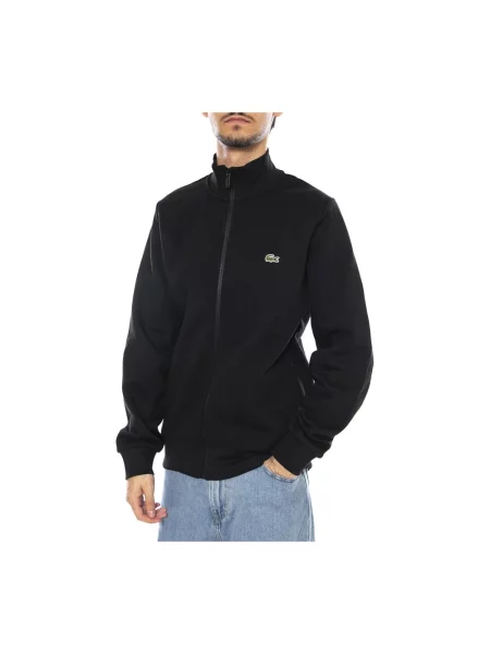 Lacoste Bluza Mężczyźni jednolity 3 czarny