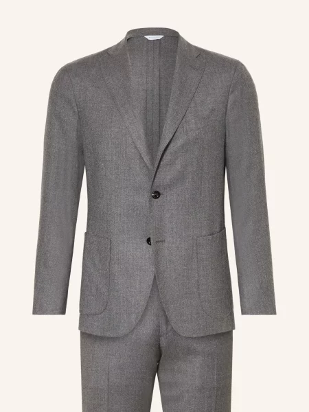 Boglioli Oblek Extra Slim Fit tmavě šedá
