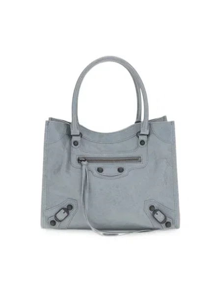 Shopperka Balenciaga niebieska