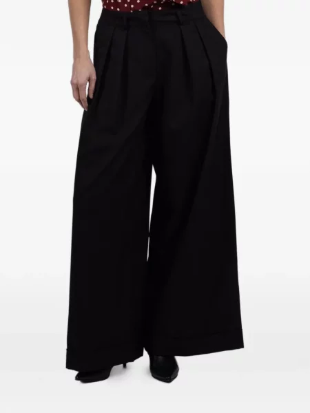 Pantaloni Françoise plisate negru