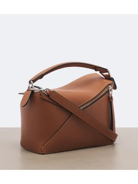 Top Loewe din piele maro