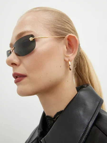 Versace okulary przeciwsłoneczne damskie czarny