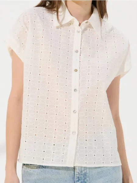 Блузка-сорочка білий