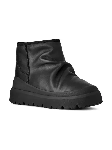 Шкіряні чоботи UGG Heritage Utility Mini Noir чорний