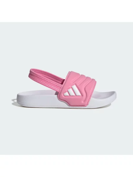 KLAPKI ADILETTE ESTRAP SLIDES CHILDREN białe