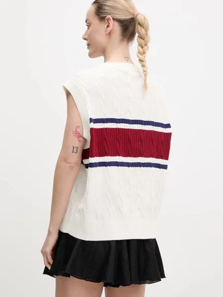 Adidas Originals kamizelka Retro beżowy