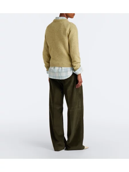 Pantaloni Róhe de catifea cord verde