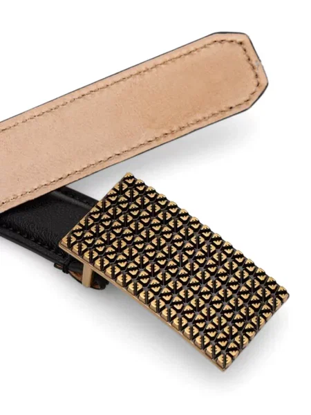 Curea Emporio Armani cu cataramă negru