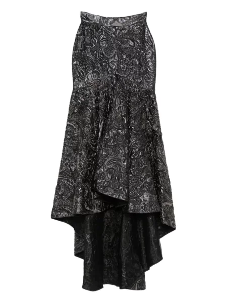 Spódnica Gemy Maalouf w kwiatki czarna