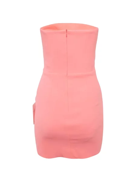 Rochie mini Alex Perry din crep fără bretele roz