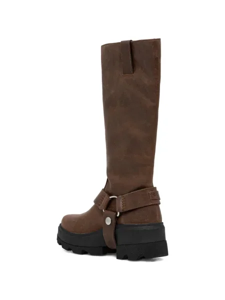 Botine Sorel biker maro
