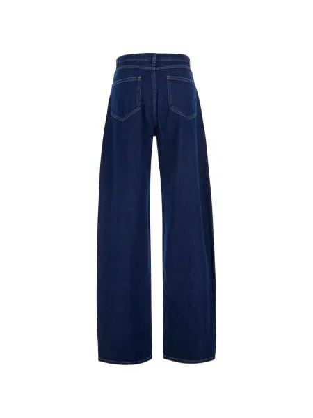 Blugi cu picior larg Max Mara albastru