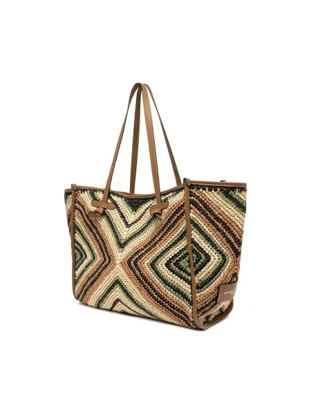 Shopperka Gianni Chiarini skórzana zielona