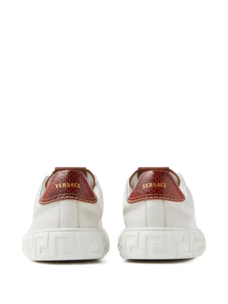 Sneakerși Versace din piele alb