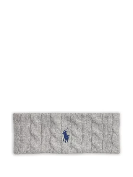 Șapcă Polo Ralph Lauren de mătase cu broderie cu dungi negru