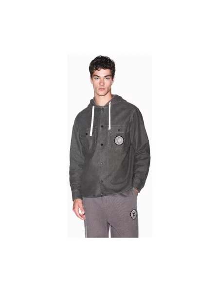 Cămașă Armani Exchange maro