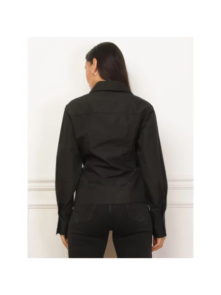 Top La Modeuse negru