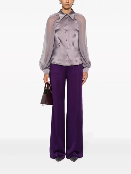 Kelnės Alberta Ferretti violetinė
