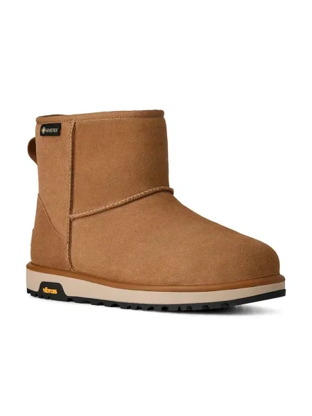 UGG śniegowce zamszowe Classic Mini GTX brązowy