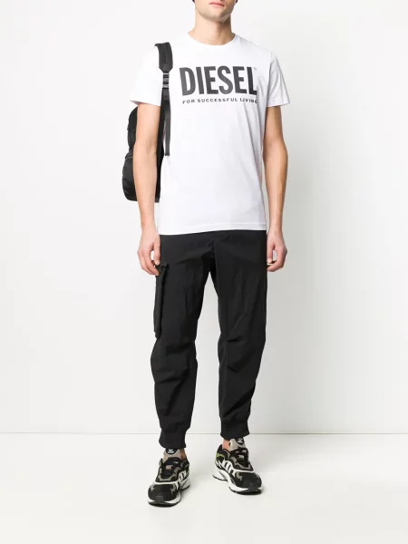 Majica Diesel s autogramom bijela