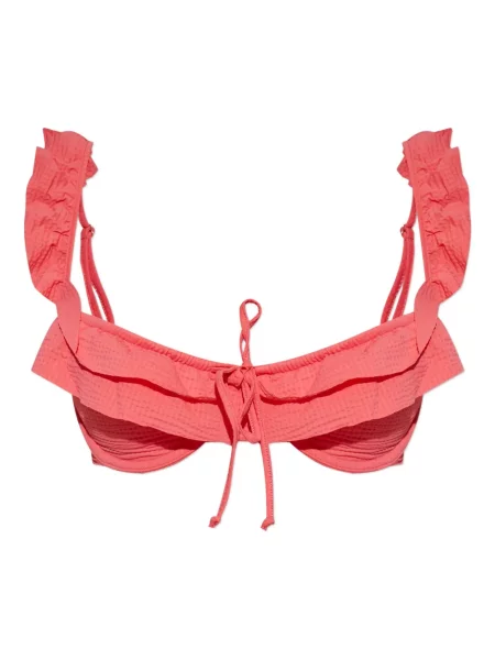 Компект бикини Marysia с волани розово