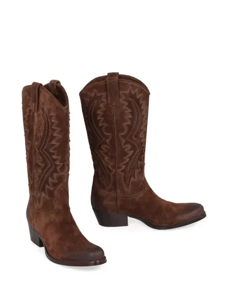 Botine Sartore din piele maro