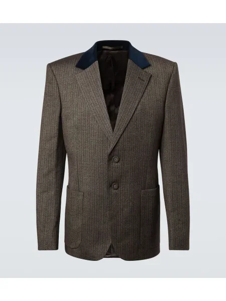 Vuneni blejzer Wales Bonner siva