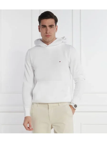 Tommy Hilfiger Hanorac FLAG LOGO alb