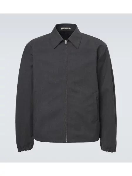 Volnena jakna Auralee siva